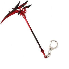 Arlecchino Keychain Peruere Knave for Cosplay Anime Game Weapon Pendent Cartoon, Alloy Key Chains Fans Collec