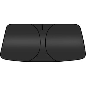 Car Windshield Sun Shade, Sunshade for UV Protection, Sun Shield, Foldable Windshield Cover, Automotive Window Shade, Blocks Heat, Keep Vehicle Cool, Accessory for Interior Protection (58.6 X 31.1in)