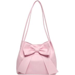 Verdusa Women's PU Leather Shoulder Tote Bags Bow Satchel Purses in Kuwait