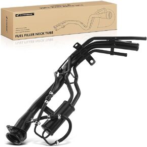 A-Premium Fuel Tank Filler Neck Pipe Hose Compatible with Mitsubishi Eclipse 2001 2002 2003 2004 2005, 2.4L 3.0L, Gas, Replace# MR512271, MR573836