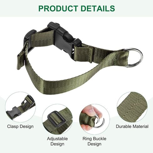 3-Pack Add A Bag Luggage Strap, Adjustable Suitcase Belt for Connecting Handbag/Backpack/Jacket, Luggage Connector [Dark Green] in Saudi Arabia