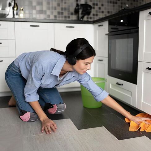 WORKPRO Garden Knee Pads, Flooring Kneepads with Foam Padding, Comfortable Kneeling Cushion for Gardening, House Cleaning, Construction Work, 7.87"*6.75"*3" in Kuwait