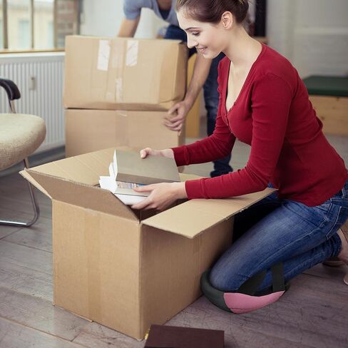 WORKPRO Garden Knee Pads, Flooring Kneepads with Foam Padding, Comfortable Kneeling Cushion for Gardening, House Cleaning, Construction Work, 7.87"*6.75"*3" in Kuwait