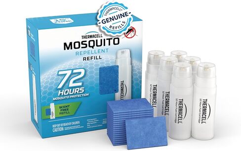 عبوات طارد البعوض من ثيرماسيل؛ متوافق مع أي مبيد ثيرماسيل يعمل بالوقود؛ فعال للغاية، يدوم طويلاً، بدون رذاذ، بدون رائحة، بدون فوضى؛ منطقة 15 قدم للحماية من البعوض in Kuwait