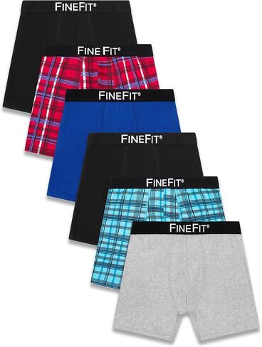 Men's Cotton Boxer Briefs - 6 Pack in Kuwait