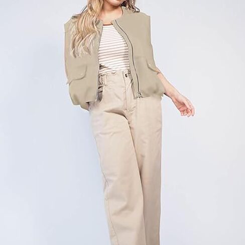 سترة من البضائع الضخمة ذات الحجم الكلي سترة بلا أكمام خفيفة الوزن ، قمم أزياء أزياء الصيف ، الزي غير الرسمي ، الزي غير الرسمي in Kuwait