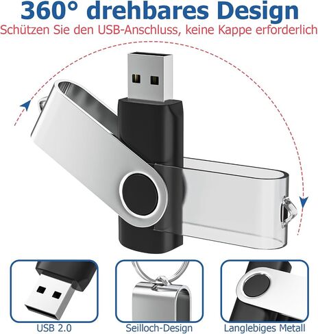 ذاكرة فلاش 8 جيجا من وولكن، ذاكرة فلاش USB مزودة بسحاب للابهام، ذاكرة USB 2.0 لتخزين البيانات المحمولة in Kuwait