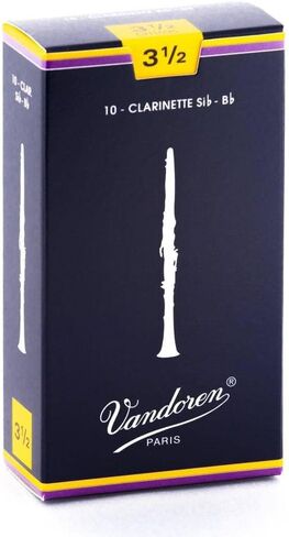 Vandoren Traditional Bb Clarinet Reeds Strength 3.5 Box of 10 (Strength 3.5 Box of 10) & SR2135 Alto Sax Traditional Reeds Strength 3.5; Box of 10 in Saudi Arabia