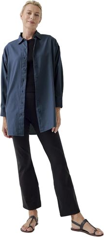 Pact Organic Cotton Women's Lightweight Oversized Shirt in Kuwait