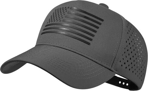 American Flag Trucker Hats, Waterproof Baseball Cap for Men Women, Quick-Dry Mesh Breathable Adjustable Fit Snapback Hat in Kuwait