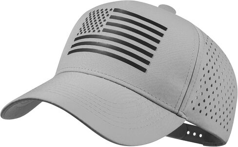 American Flag Trucker Hats, Waterproof Baseball Cap for Men Women, Quick-Dry Mesh Breathable Adjustable Fit Snapback Hat in Kuwait