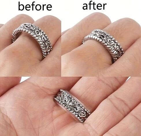Ring Sizers Invisible Ring Size Adjuster, Ring Guards for Loose Rings Fit Any Rings, 2 Styles,Insert and Spiral in Saudi Arabia