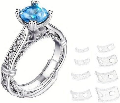 Ring Sizers Invisible Ring Size Adjuster, Ring Guards for Loose Rings Fit Any Rings, 2 Styles,Insert and Spiral in Saudi Arabia