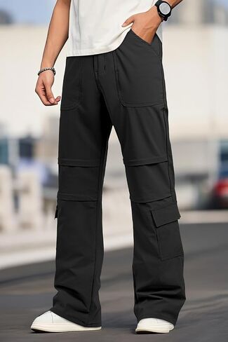 GINGTTO Mens Casual Cargo Pants Y2k Pants Men Baggy in Saudi Arabia