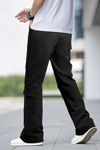 GINGTTO Mens Casual Cargo Pants Y2k Pants Men Baggy in Saudi Arabia