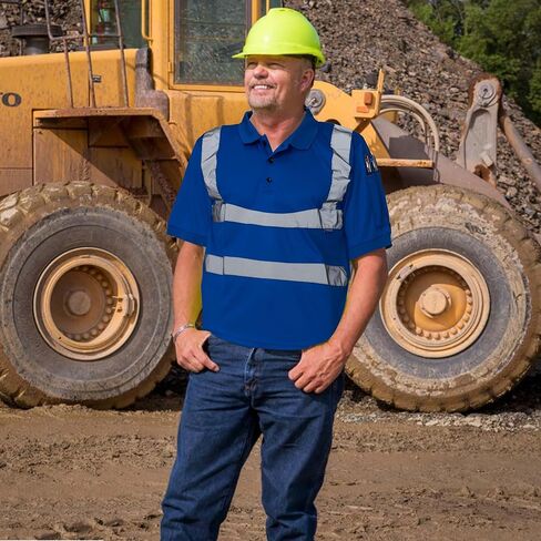 A-Safety Hi Vis Safety Safety Construction صفراء اللون البرتقالي الوردي الأزرق الأسود القمصان للرجال للنساء in Kuwait