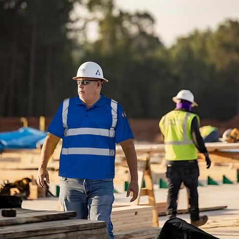 A-Safety Hi Vis Safety Safety Construction صفراء اللون البرتقالي الوردي الأزرق الأسود القمصان للرجال للنساء in Kuwait