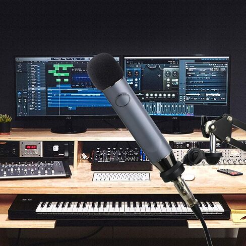 Blue Snowball Pop Filter - Customizing Microphone Windscreen Foam Cover for Improve Blue Snowball iCE Microphone Audio Quality by YOUSHARES in Kuwait