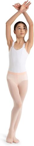 Capezio Girl's Ultra Soft Transition Tight, Ballet Pink, One Size (8-12) in Saudi Arabia