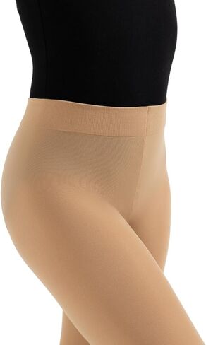 Capezio Girl متوفر بألوان زاهية ومطفأة اللمعة الرقص الضيق الأساسي، الرقص الضيق، وردي باليه، مقاس واحد, باليت بينك, One Size in Kuwait