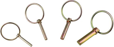 ABN Spring-Loaded Lynch Pin 50-Piece Assortment Kit – L Pin Fastener Set – Boat, Bike, Tractor L-Pins Trailer Hitch Lock in Saudi Arabia