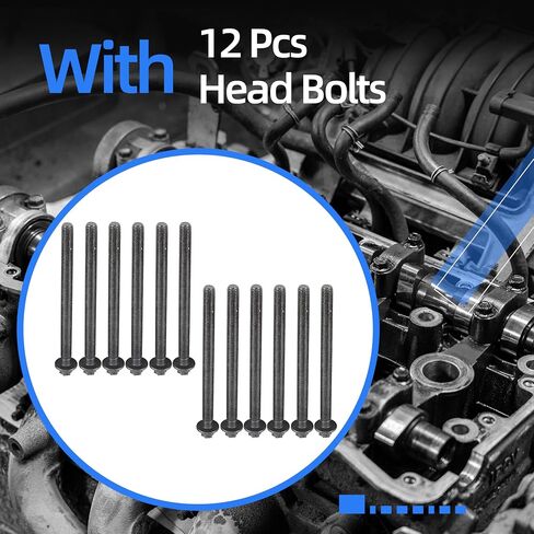 HS26540PT-1 Cylinder Engine حشية رأس كامل مع 12 براغي رأس مع مجموعة أدوات توقيت المحرك لشيفروليه كروز 1.4L Turbo 2011-2015 (Vin B/C/9)-استبدال HS54898 ES7247 HBK343 in Kuwait