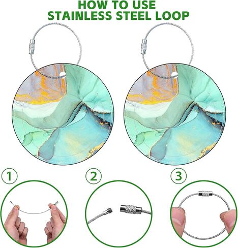 Round Luggage Tag for Suitcases,Yellow Cute Shiba Dog 2 Pack Leather Travel Luggage Tags with Name ID Label Privacy Flap and Steel Loop for Women and Men Suitcases Travel Bags Luggage Bags in Kuwait