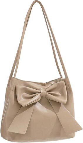 Verdusa Women's PU Leather Shoulder Tote Bags Bow Satchel Purses in Kuwait
