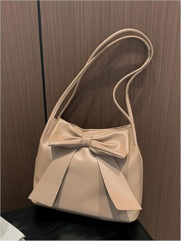 Verdusa Women's PU Leather Shoulder Tote Bags Bow Satchel Purses in Kuwait