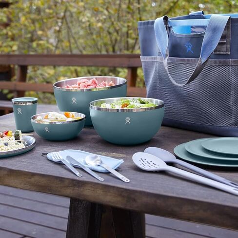 Hydro Flask Outdoor Kitchen Bowl - Stainless Steel Dinnerware Reusable Camping Gear Mess Kit - Dishwasher Safe, BPA-Free, Non-Toxic in Saudi Arabia