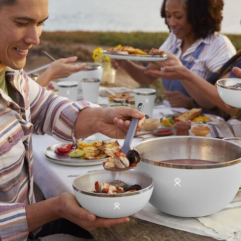 Hydro Flask Outdoor Kitchen Bowl - Stainless Steel Dinnerware Reusable Camping Gear Mess Kit - Dishwasher Safe, BPA-Free, Non-Toxic in Saudi Arabia