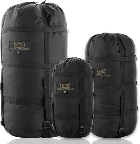 M-Tac Sleeping Bag Compression Stuff Sack Military Water Resistant Compression Bag Lightweight Nylon Compression Sack 12 Liters for Travel, Camping, Hiking, Outdoor (M - 24liters, Olive) in Saudi Arabia