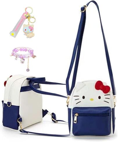 Girls Cute Mini Kawaii Backpack, Cute Handbag Shoulder Bag, PU Material, Adjustable Straps, Birthday Gift in Saudi Arabia