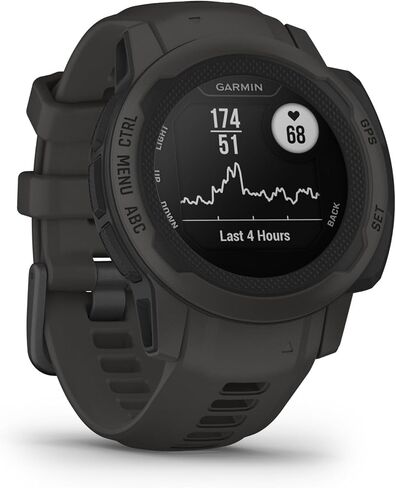 Garmin Instinct 2, dezl Edition, Rugged Trucking Smartwatch, Easy Break Planning, Compatible with the dezl OTR Navigator, Black in Saudi Arabia