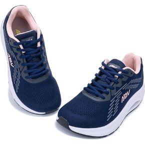 Women's Wide Toe Box Arch Support Walking Shoes Plantar Fasciitis Orthotic Tennis Sneakers US 6.5-11
