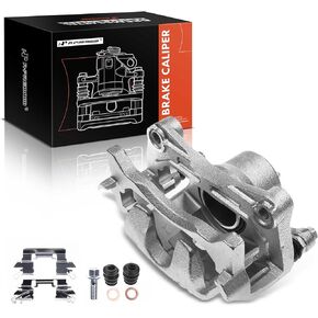 A-Premium Disc Brake Caliper Assembly with Bracket Compatible with Select Nissan Models - Altima 2013-2019, Leaf 2014-2017 - Front Left Driver Side