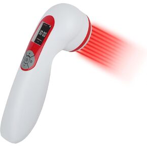 Near Infrared Light Therapy Device for Pain Relief, Red Light Treatment for Body Joint Muscle Knee Wrist Shoulder Back Ankle Pet Dog, with 5 * 808nm & 10 * 650nm，5000mAh Large Capacity Rechargeable