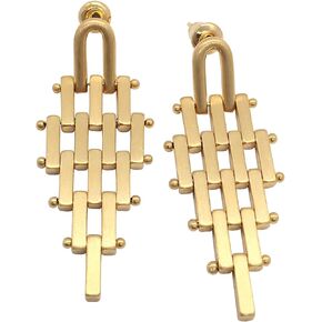 Naturally Scalable 18K Gold Drop Dangle Earrings for Women