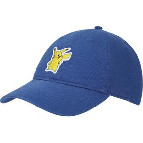 Pokémon Pikachu Printed Patch Blue Unstructured Baseball Cap