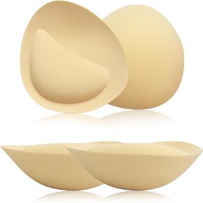 Nimiah Bra Pads Inserts Push-up, Super Thick Breast Enhancer Implants for Small Chested Women Replacement Boob Cups for Swimsuit Sport Dress