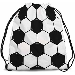 Cartoon Pattern Drawstring Backpack Collection of Cute Dinosaurs Tree Cactus Clouds for Swim Bag for Beach Swim Swimming Pool Drawstring Bags