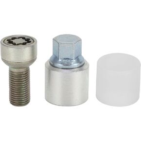 Wheel Lock Screw W/Bolt Kit for Audi A4L A5 A6L Q2L Q3 Q5 Q7 A8 Type t Anti-theft Screw Nut Removal Key Socket 1 Set for Car