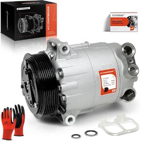 A-Premium Air Conditioner AC Compressor with Clutch Compatible with Maserati Ghibli 2014-2020 3.0L, Levante 2017-2018 3.0L, Levante 2019-2020 3.0L 3.8L, RWD, Replace# 308716