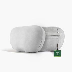 TPARTS Headrest Neck Pillow for Tesla Model 3/Y/X/S, Soft Faux Suede Fabric Car Neck Support Pillow Cushion for Traveling (Filled with Dupont Sorona Fiber)-1pc White