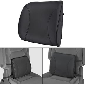 BDK Universal Fit Cushioned Back Car Support Lumbar - (Beige)