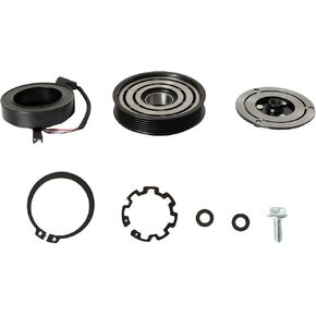 A/C Compressor Clutch Kit Pulley Coil Fit for Nissan Altima 2.5L 2007 2008 2009 2010 2011 2012 AC Clutch Kit OE#92600JA00A 92600ZX50A 92600ZN40B 92600ZE90B AC Compressor Clutch Assembly