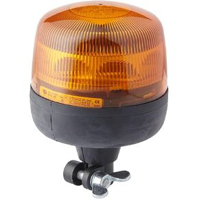 Hella 2rl 010 979-011 LED -Roting Beacon - Rotaled - 12/24V - Amber - مآخذ الأنابيب المرنة - العنبر