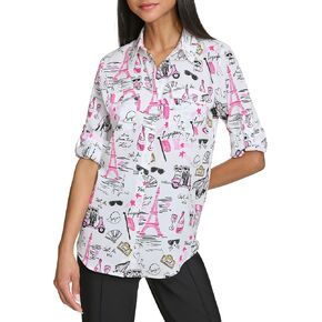 Karl Lagerfeld Paris Women's Soft Fashionable Blouse