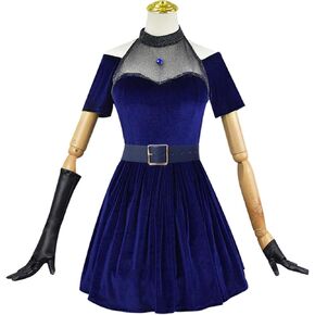 زي موزي Mizi Cosplay Halloween Alien Cosplay Velvet Dress Outfits Stage Comple
