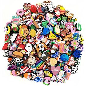 20,30 50,100pcs Shoe Charms Garden Shoes Accessories Kid's Party gifts Decorations For Adult Backpack